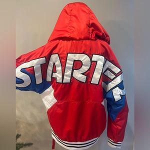 STARTER half zip jacket! Embroidered and hard to find.